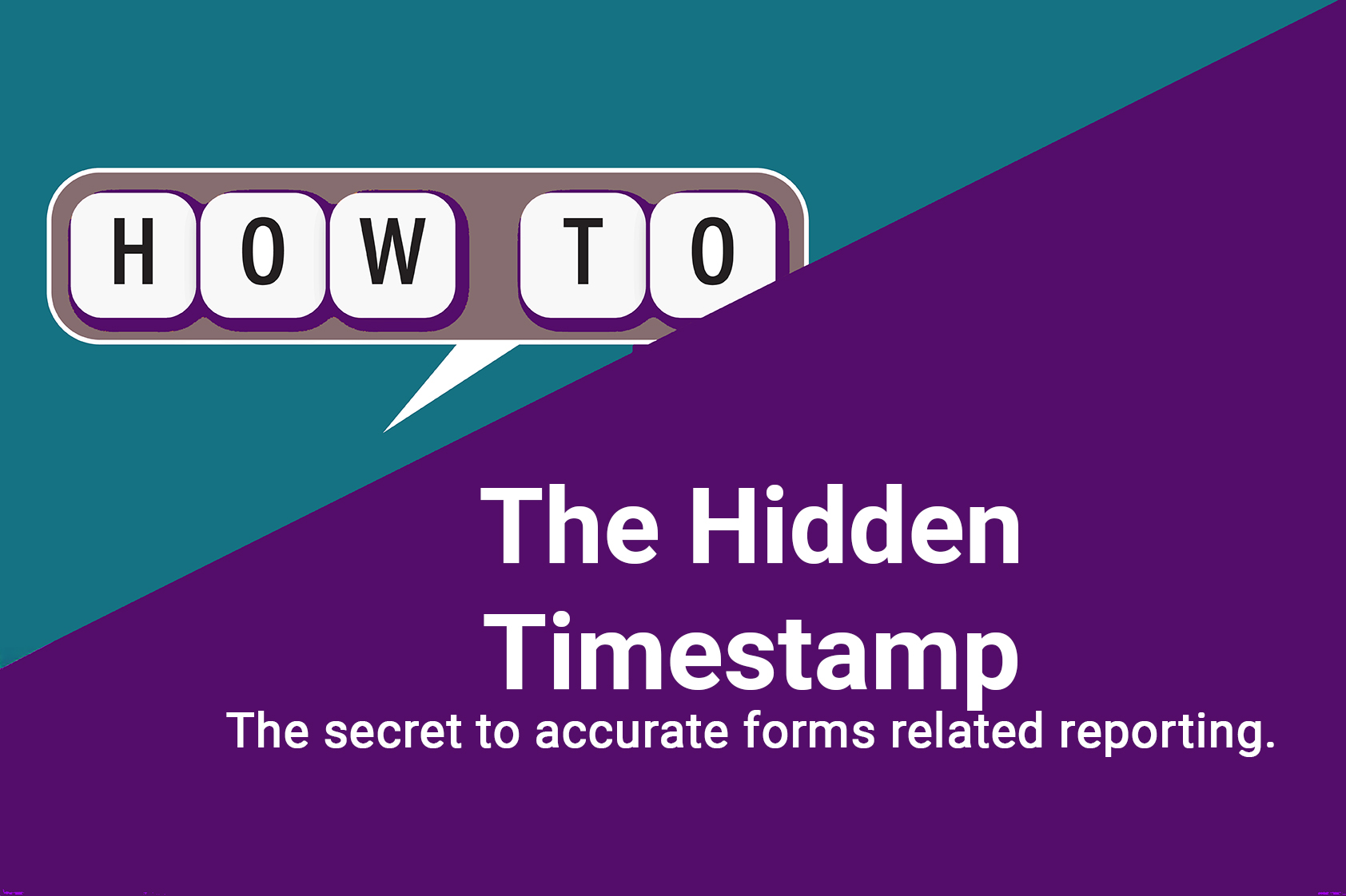 Make forms reports accurate