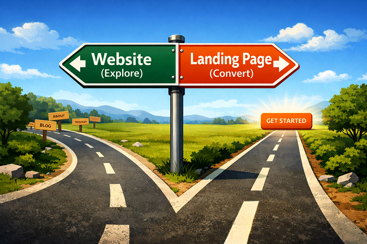 landing-pages Landing pages vs website pages in HubSpot
