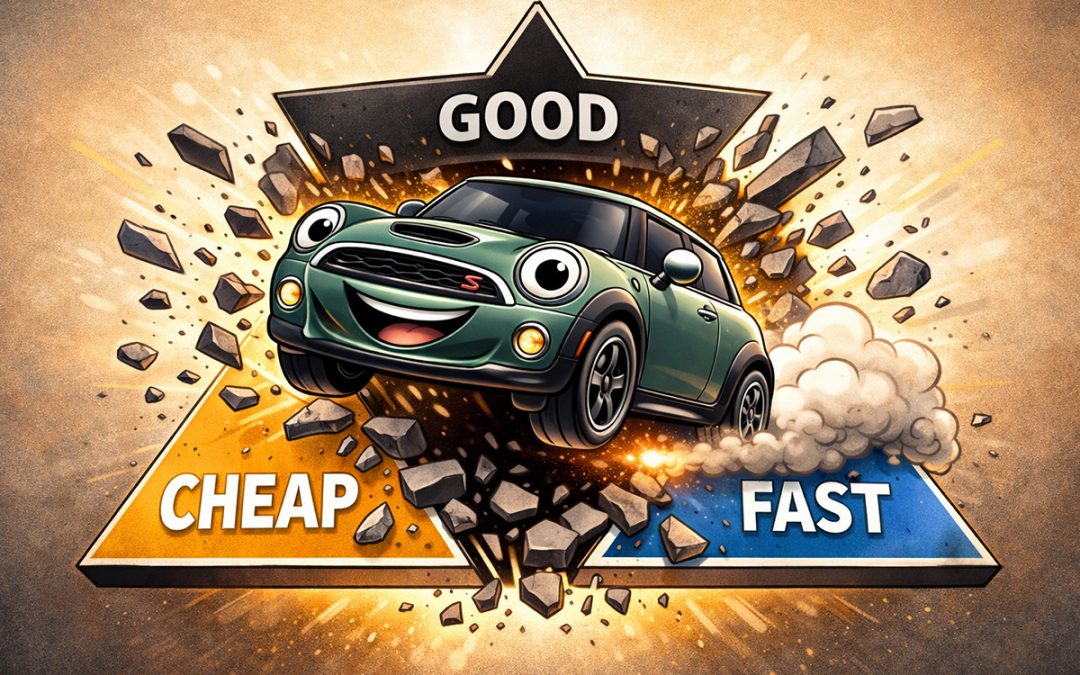 Good, Cheap, Fast — Pick Two.