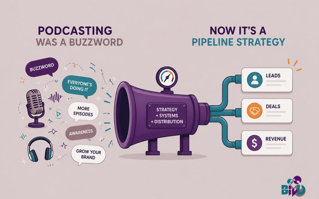 Podcasting Was a Buzzword. Now It’s a Pipeline Strategy