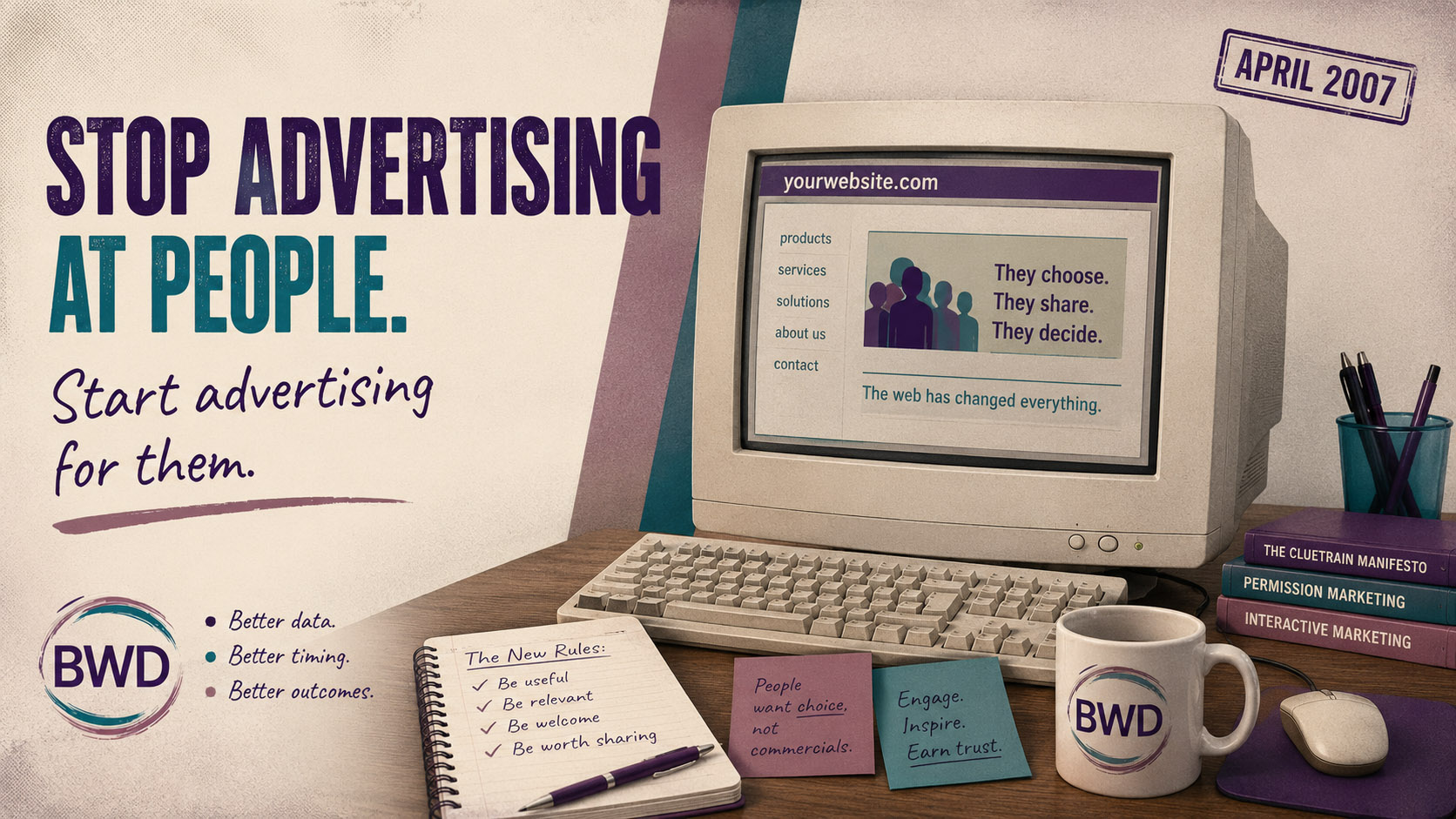 Advertising in the early days of the internet