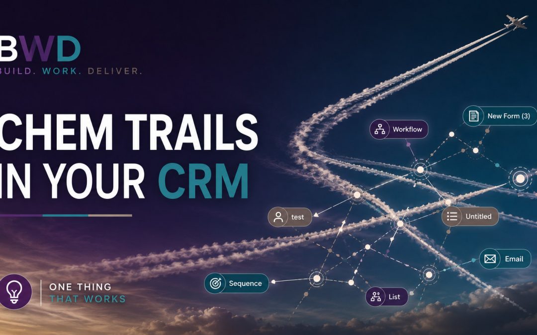 Chem Trails in Your CRM: Why HubSpot Needs a Naming Convention