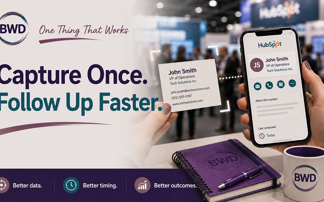 The Business Card Trick that Fixes Trade Show Follow-Up