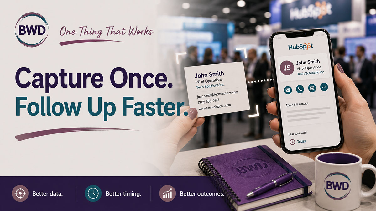 Tradeshow tips Tradeshow with HubSpot
